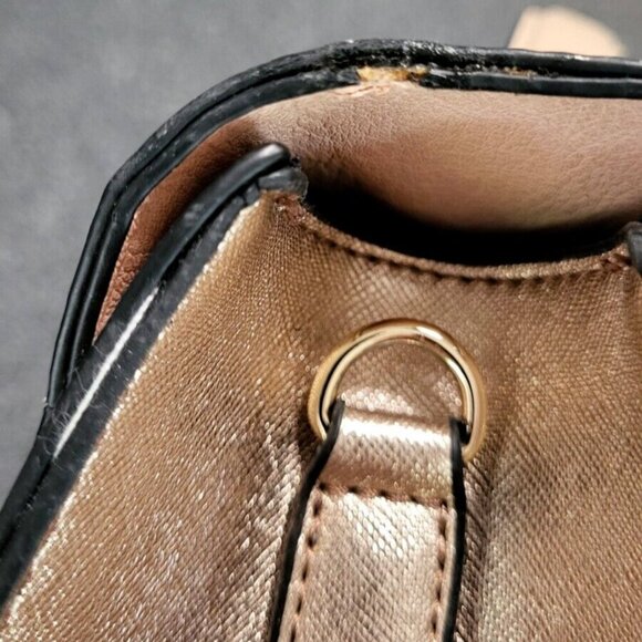 Dune London Women's Hand Bag Pink Gold Colour Faux Alligator Pattern - Picture 10 of 11